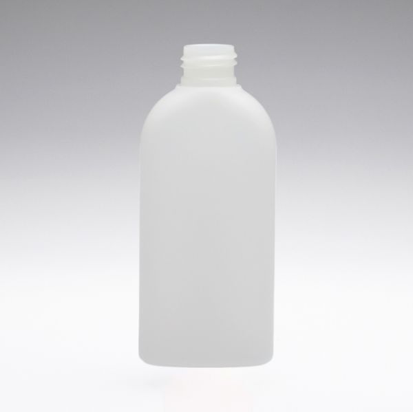 150 ml PE Flaschen oval transparent 24/410