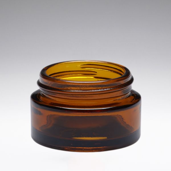 15 ml Salbendose Glas braun