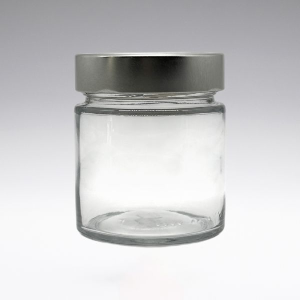 200 ml Aufbewahrungsgläser mit Aluminium-Verschluss glasklar