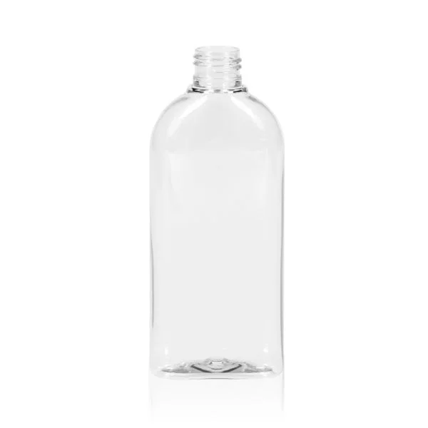 200 ml Bouteilles PET ovales transparentes 24/410