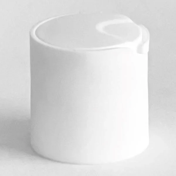 Disc Top Verschluss 24410DT3 in Weiss mit Transportsicherung – ideal für Kosmetikflaschen 24/410