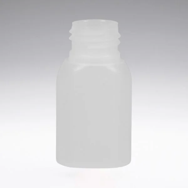 30 ml PE Flaschen oval transparent 24/410