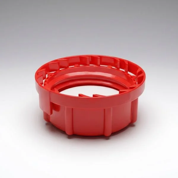 Tamper-evident closure red, DIN61