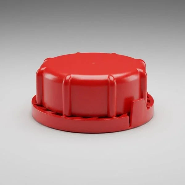 Tamper-evident closure red, DIN61