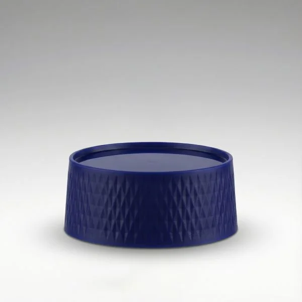 Screw cap blue with TPE insert