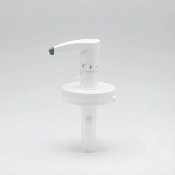 Distributeur de crème blanc pour 300 ml pot pharmaceutique HDPE
