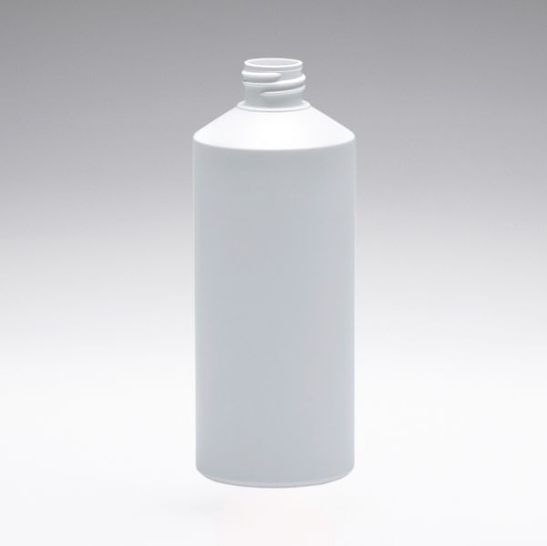 500 ml Rundflasche PE weiss 28/410