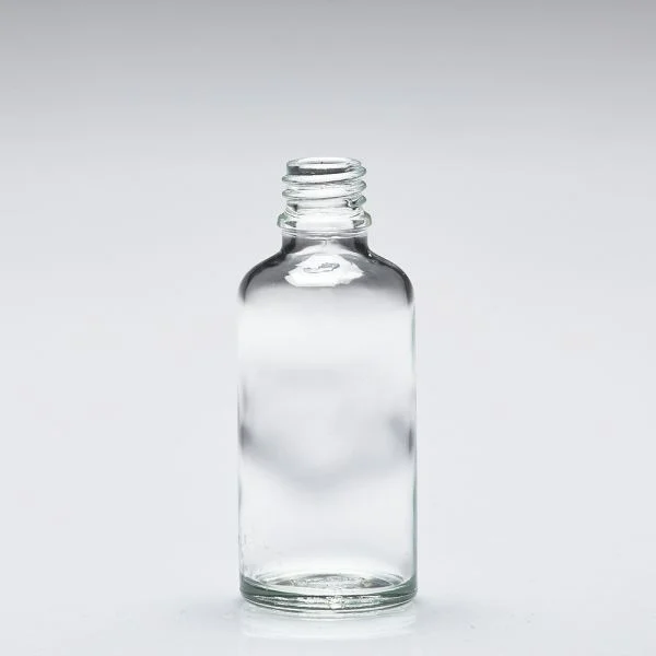 50 ml Glasflaschen transparent DIN18
