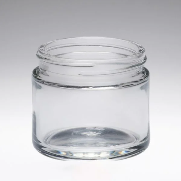 50 ml Vasetti di unguenti in vetro trasparente