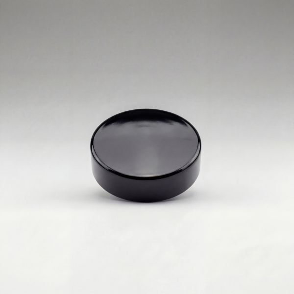 Schraubverschluss schwarz glänzend mit Sealing Liner 38/400