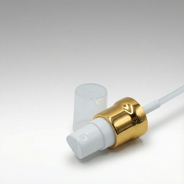 Spray Zerstäuber Aluminium weiss/gold 18/410