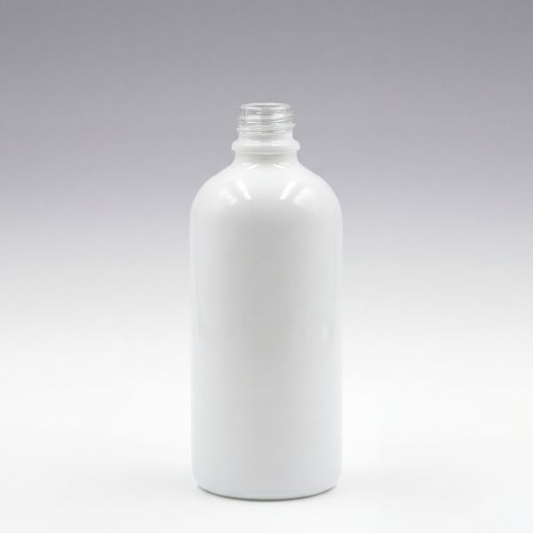 100 ml Glasflasche weiss DIN18