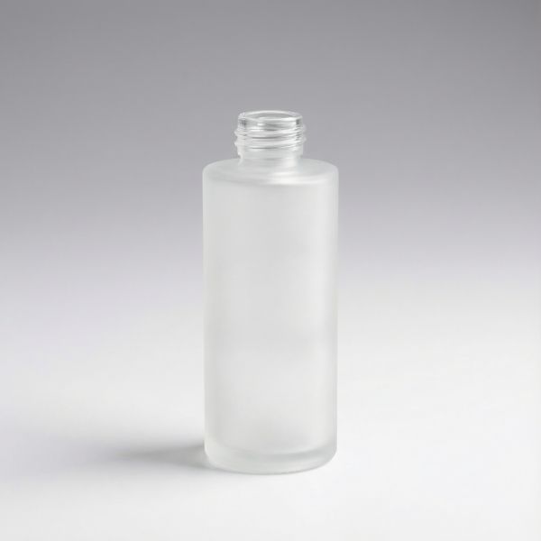50 ml Glasflaschen zylindrisch transparent gefrostet