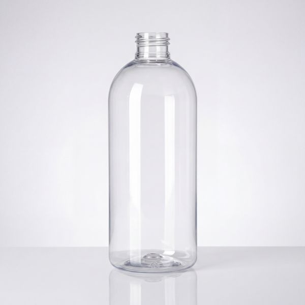 500 ml PET Flasche rund glasklar 24/410