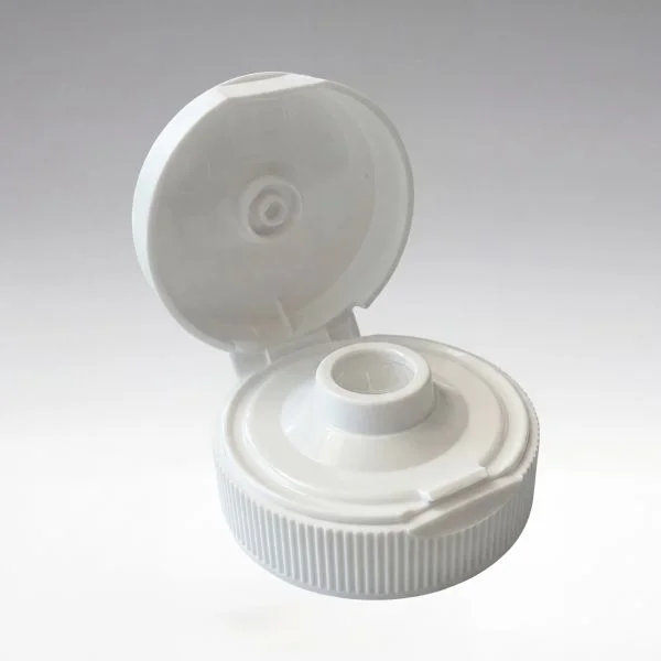 FlipTop Verschluss weiss mit Membrane, ohne Liner 38/400