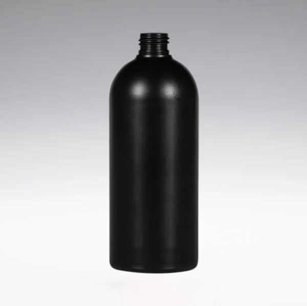 500 ml Flacons ronds noir PE 24/410