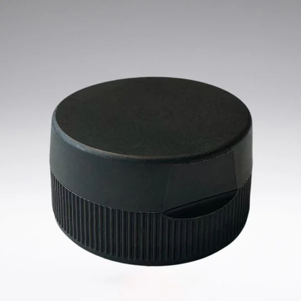FlipTop Verschluss schwarz mit Membrane, ohne Liner 38/400