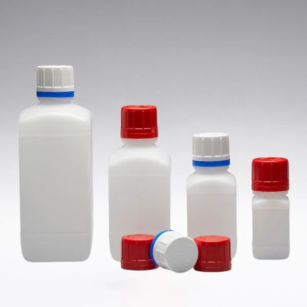 100 ml Bottiglie a collo stretto PE trasparente DIN32E