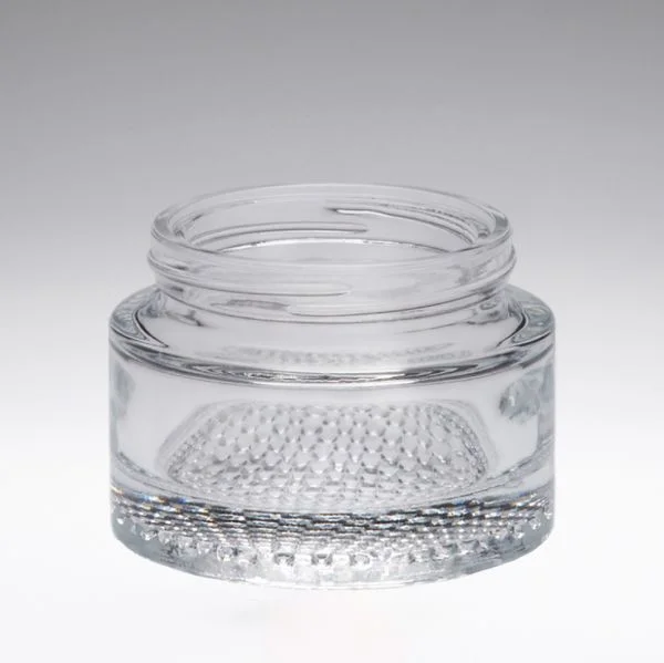30 ml Pot à cosmétique en verre transparent