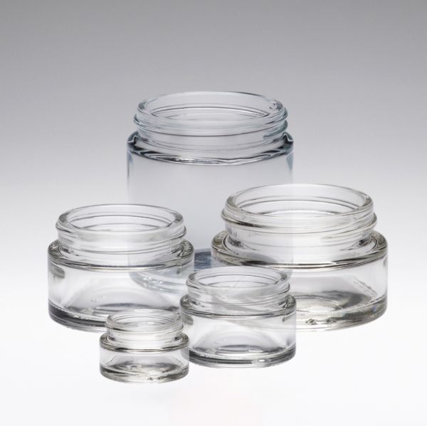 30 ml Tarros de vidrio para pomada cristal transparente