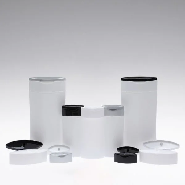 Tappo a scatto Flip Top bianco/argento