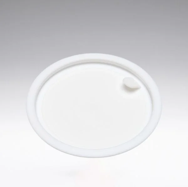 Schraubverschluss schwarz mit PE Schaumeinlage und weisser Abdeckscheibe für 100 ml Glasdosen