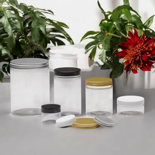 25 ml Tarros de PET transparente 48/400