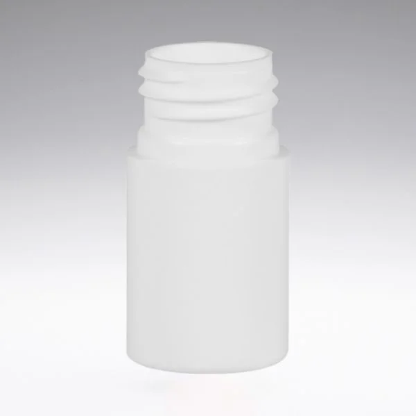 15 ml Rundflaschen weiss PE 24/410