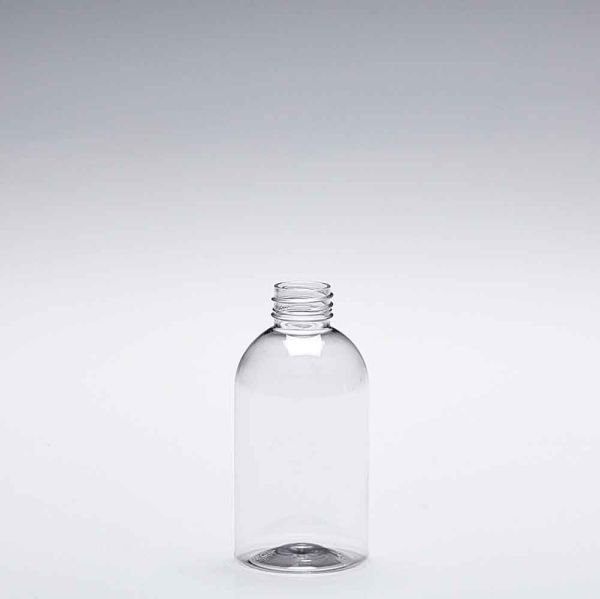 250 ml Boston Round PET transparent 28/410