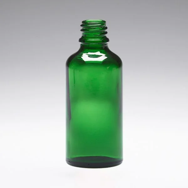 50 ml Glasflaschen grün DIN18