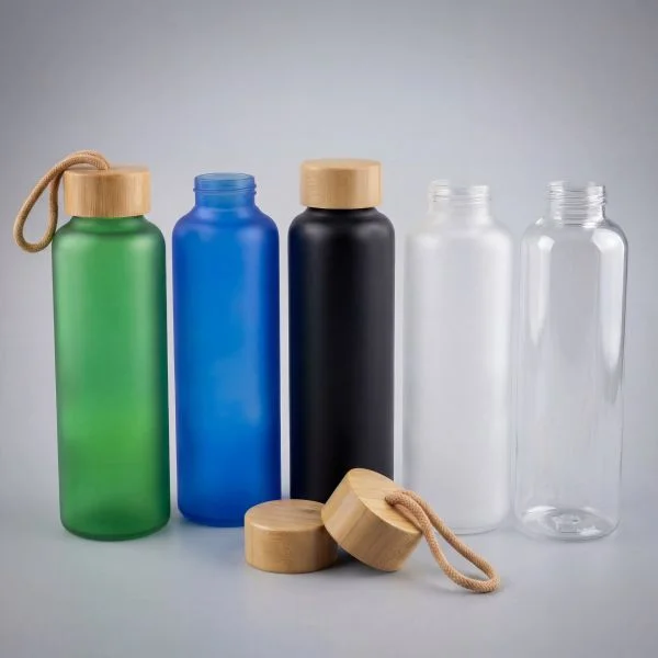 750 ml bouteille en verre noir givré à 100 % en verre borosilicate