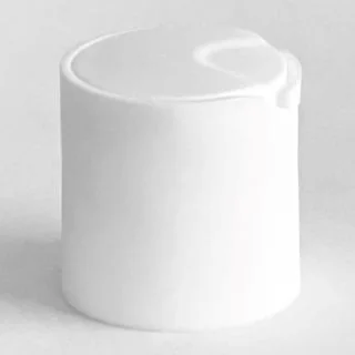 Disc Top Verschluss 24410DT3 in Weiss mit Transportsicherung – ideal für Kosmetikflaschen 24/410