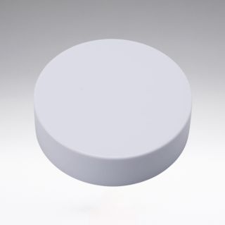 Schraubverschluss weiss mit PE Schaumeinlage und weisser Abdeckscheibe für 30 ml Glasdosen