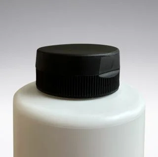 FlipTop Verschluss schwarz mit Membrane, ohne Liner 38/400