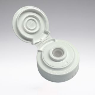 FlipTop Verschluss weiss mit Membrane und Sealing Liner 38/400