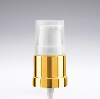 Lotionsspender mit Staub-Schutzkappe gold/weiss 18/410