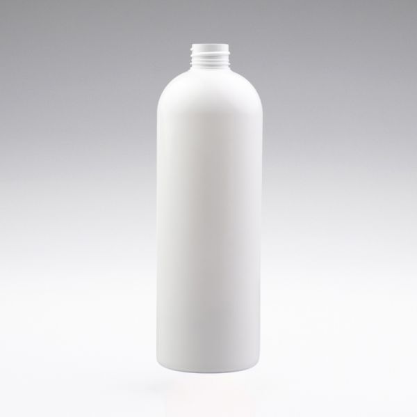 500 ml PET Flaschen rund weiss 24/410